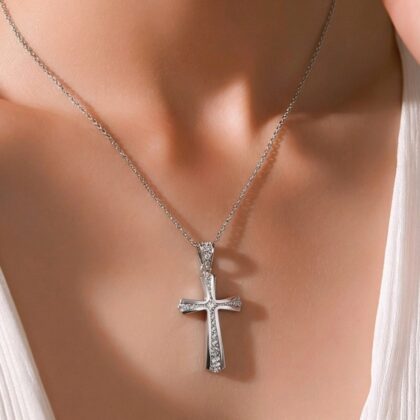 Σταυρός λευκόχρυσος Κορίτσι Κ14.1187