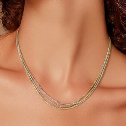 Ασημένιες 925° Τρείς Αλυσίδες 5T-KΑ862-1