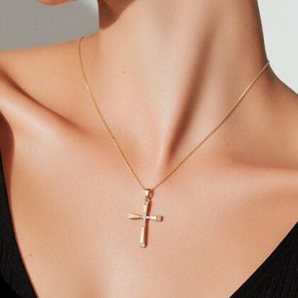 Βαπτιστικός σταυρός κορίτσι Κ14.5074