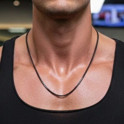 Ανδρική Αλυσίδα Ατσάλι 60cm SU-KD091SB