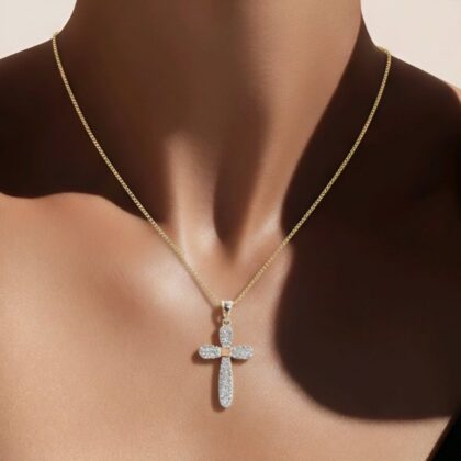 Βαπτιστικός σταυρός κορίτσι Κ14.0084