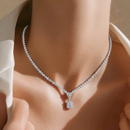 Εντυπωσιακό Κολιέ Από Ασήμι 925° 5T-DC0206-1