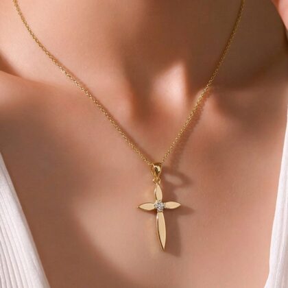 Βαπτιστικός σταυρός κορίτσι Κ14.2115