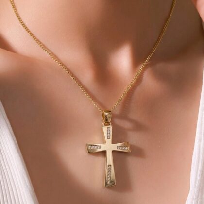 Βαπτιστικός σταυρός κορίτσι Κ14.2029