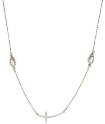 Oxette Κολιέ Symbols ασημένιο 01X05-04890