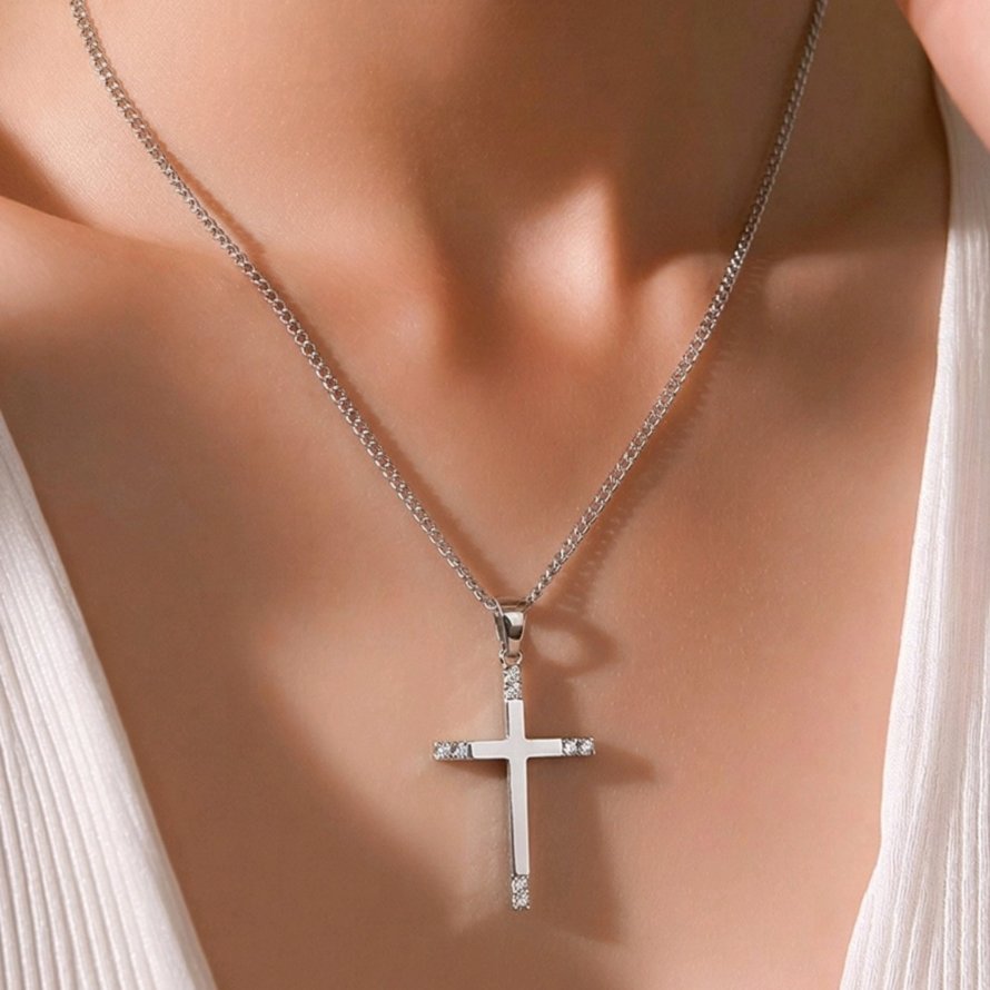 Σταυρός λευκόχρυσος Κορίτσι Κ14.1007 Σταυρός λευκόχρυσος Κορίτσι Κ14.1007