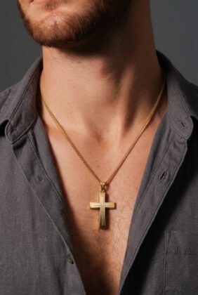 Βαπτιστικός σταυρός αγόρι 14κ Κ14.4808