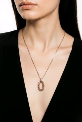 Γυναικείο Κολιέ Ασήμι-Ατσάλι KD094-8