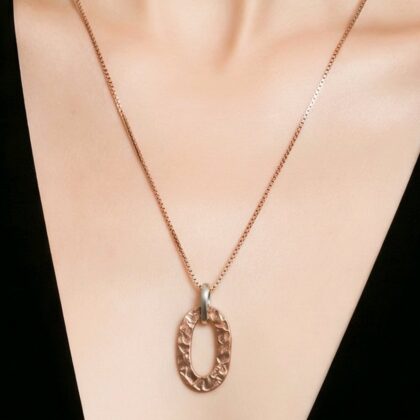 Γυναικείο Κολιέ Ασήμι-Ατσάλι KD094-8