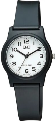 Q&Q BLACK RUBBER STRAP G23A-011VY