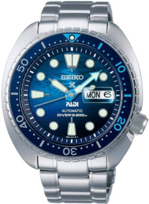 SEIKO Prospex 'Great Blue' Turtle Scuba PADI SRPK01K1