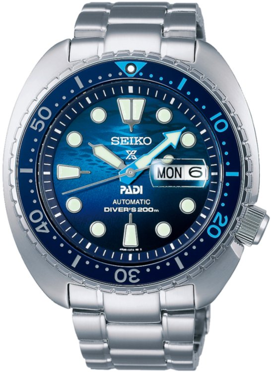 SEIKO Prospex 'Great Blue' Turtle Scuba PADI SRPK01K1 SEIKO Prospex 'Great Blue' Turtle Scuba PADI SRPK01K1