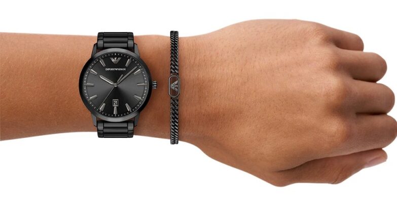 Emporio Armani Ρολόι ανδρικό AR80089SET
