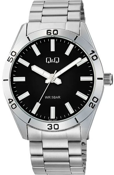 Q&Q Ρολόι Με Μπρασλέ Q86B-002PY Q&Q Ρολόι Με Μπρασλέ Q86B-002PY